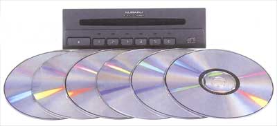 2003 Subaru Legacy 6-Disc In-Dash CD Changer H6240LS101