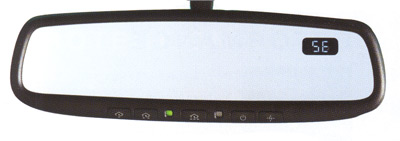 2008 Subaru Legacy Auto-Dimming Mirror/Compass w/ Homelink H501SAG100