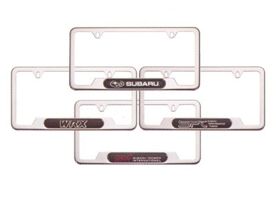 2015 Subaru Forester Polished Stainless Steel License Plate Frame