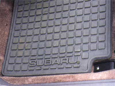 2004 Subaru Forester Rubber Floor Mats J501SSA100