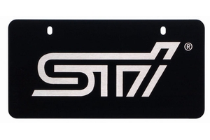 2015 Subaru Forester Euro-Style Marque Plate Stainless (STI) SOA342L132