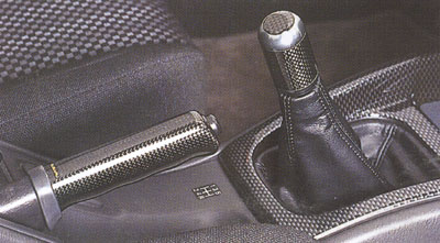 2008 Subaru Forester Carbon Fiber Shift Knob C1010FA140