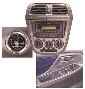 1999 Subaru Impreza Carbon Fiber Patterned Trim