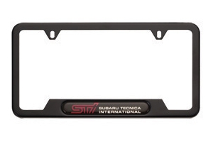 2015 Subaru WRX STI Marque Plates - Matte Black SOA342L113