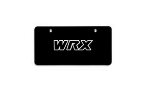 2015 Subaru WRX Marque Plate Matte Black (WRX) SOA342L131